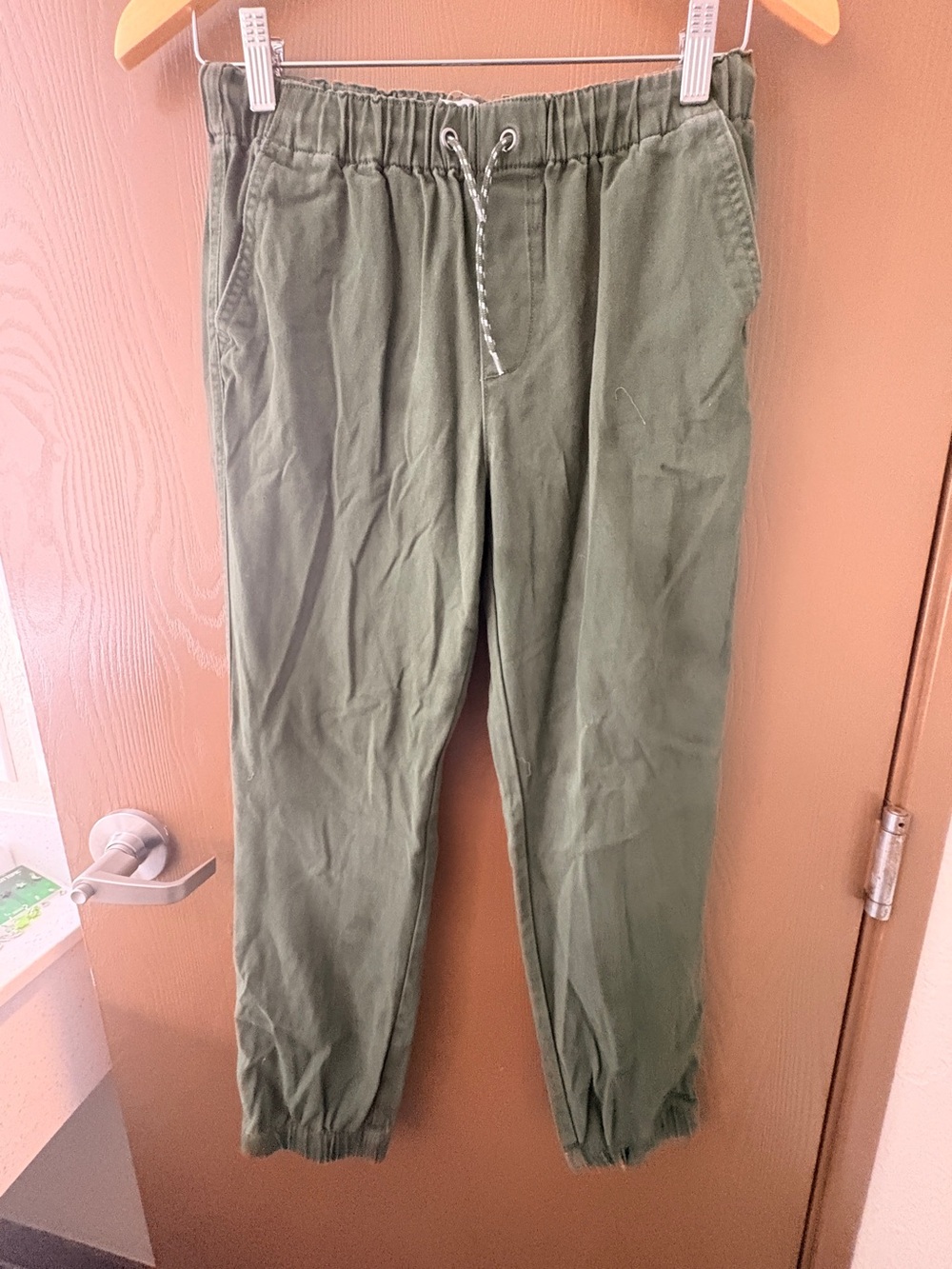 Odin & Ivy Boys Olive Green Drawstring Jogger Pants